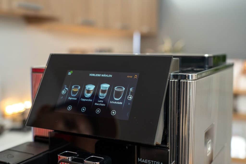 DeLonghi Maestosa - Display ausgeklappt