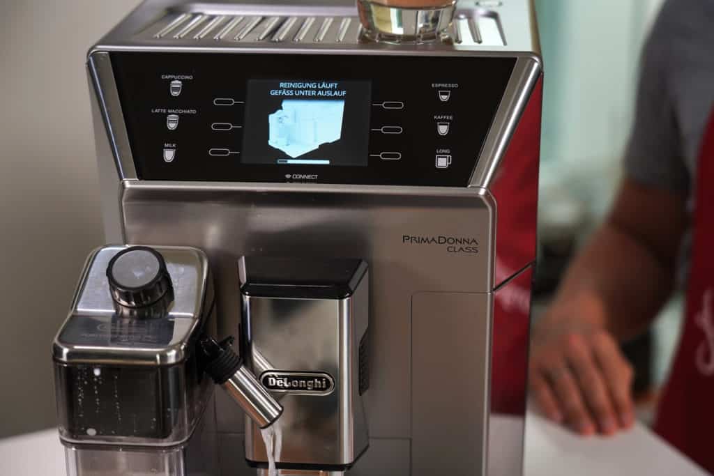 Reinigungsprogramm des DeLonghi PrimaDonna Class