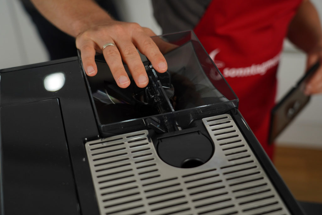 Doppeltes Bohnenfach der Melitta CI Touch
