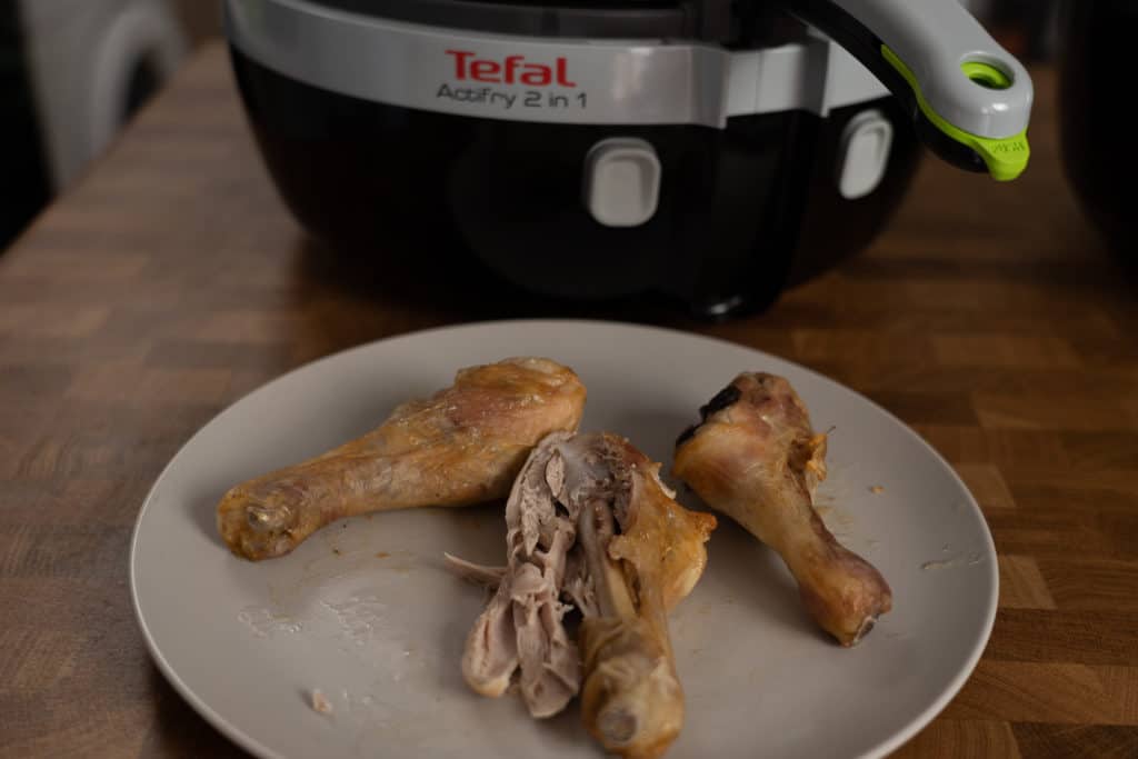 Tefal ActiFry 2in1 YV9601 - Hähnchen fertig Ergebnis